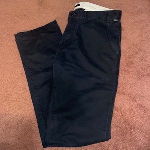Men’s black chino pants size 32, good condition